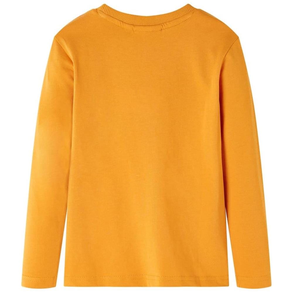 Maglietta da Bambina a Maniche Lunghe Ocra 92 - Foto 2