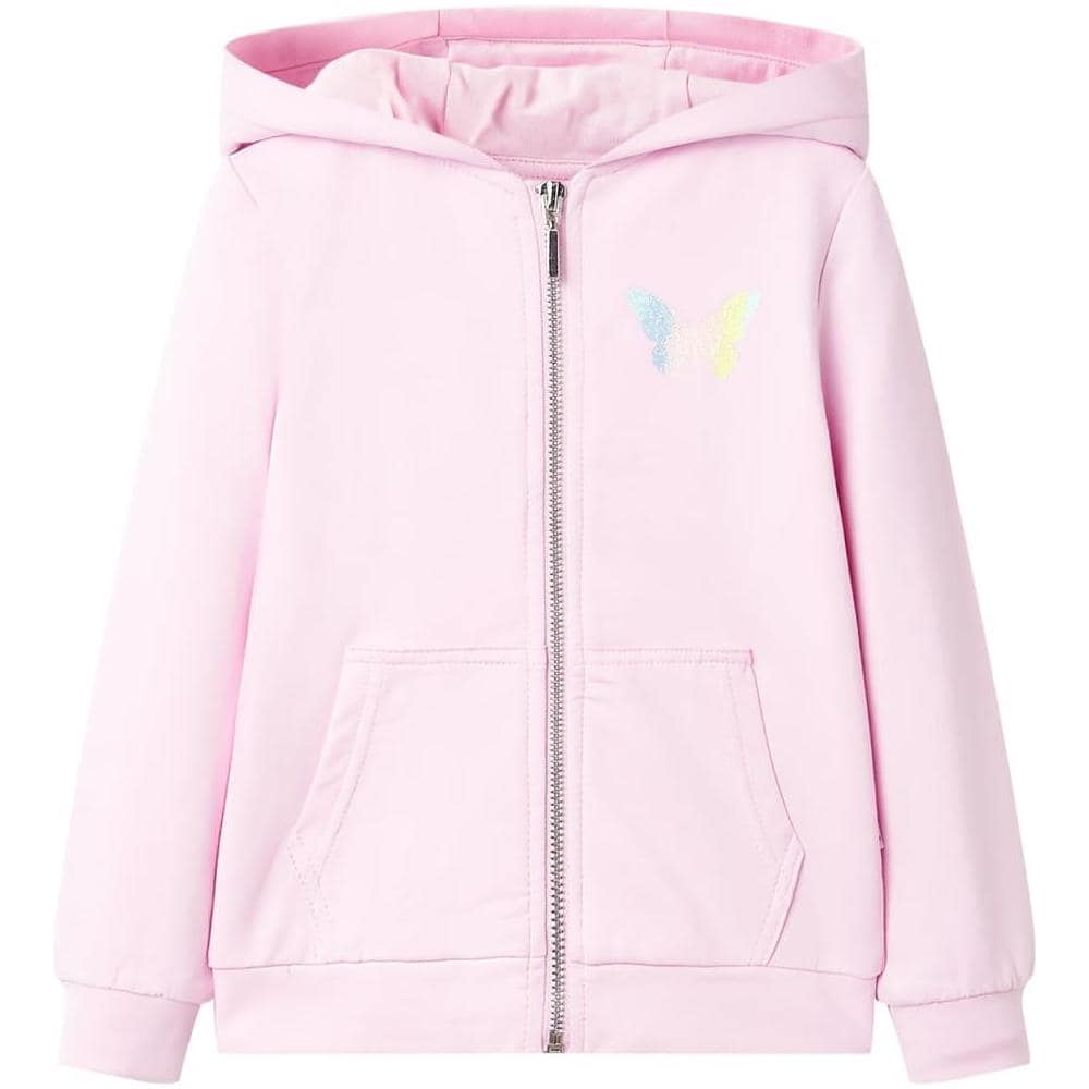 Felpa con Cappuccio da Bambina Rosa Chiaro 104 - Foto 1