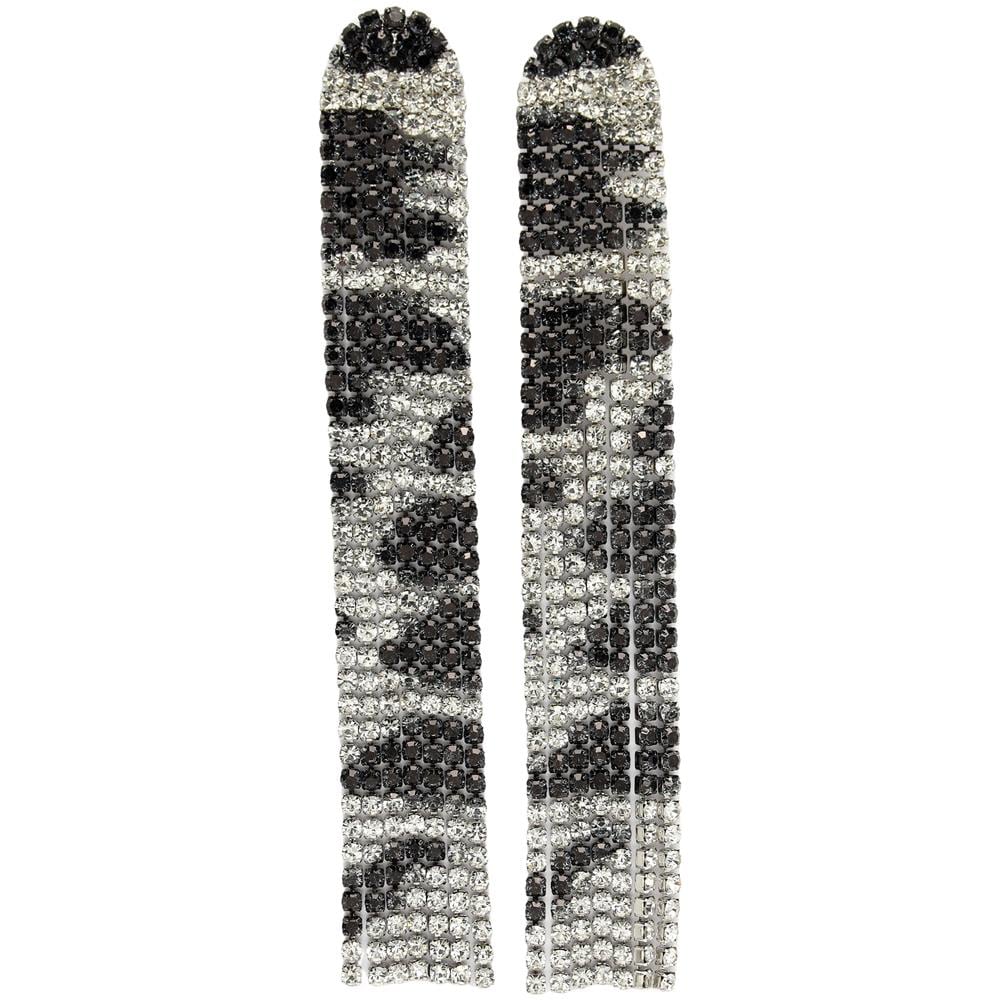 Orecchini a Candeliere a Frangia Lunga Collezione Diva - Foto 1