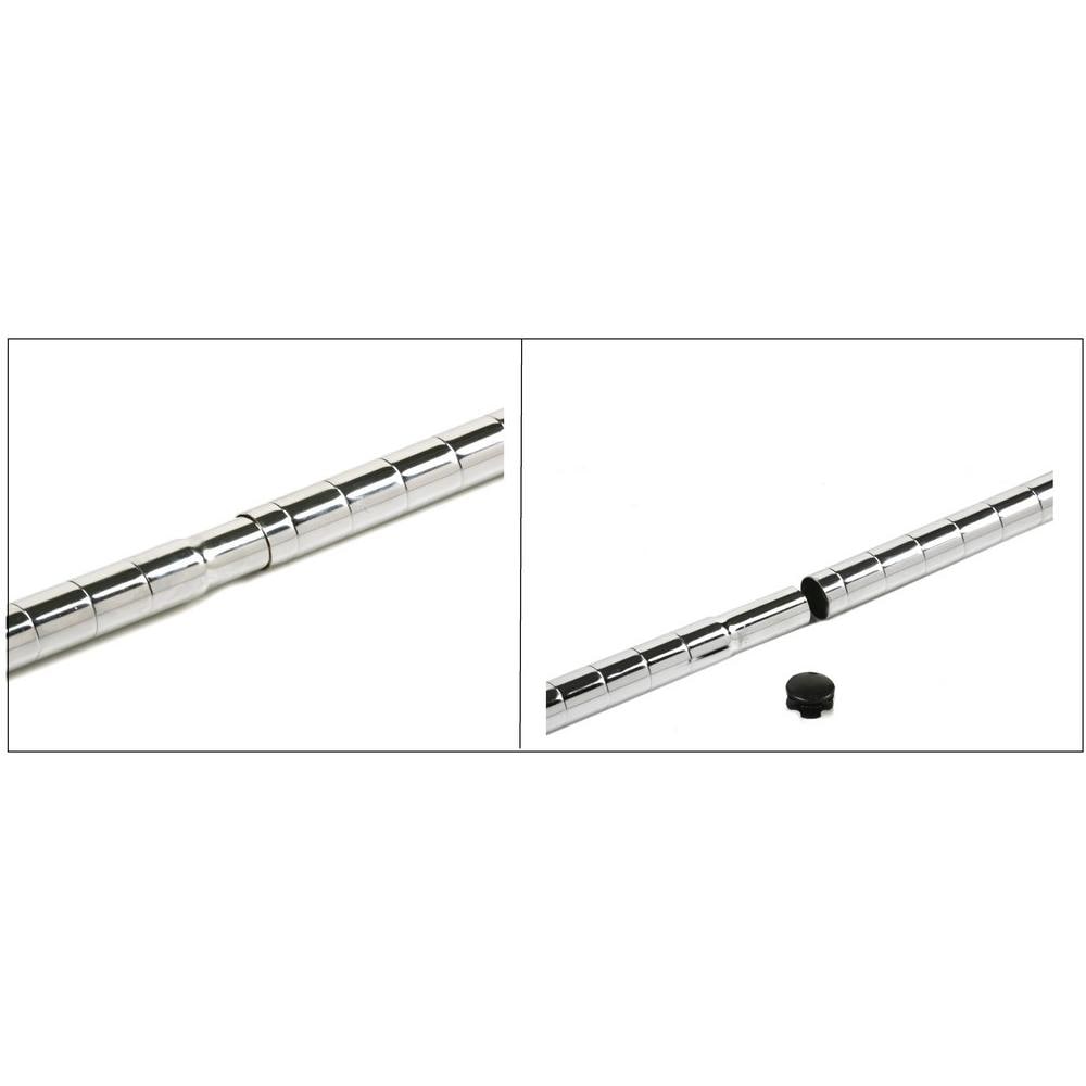 Tubolare Montante, Cromato, Tappo 85 Cm - Foto 2