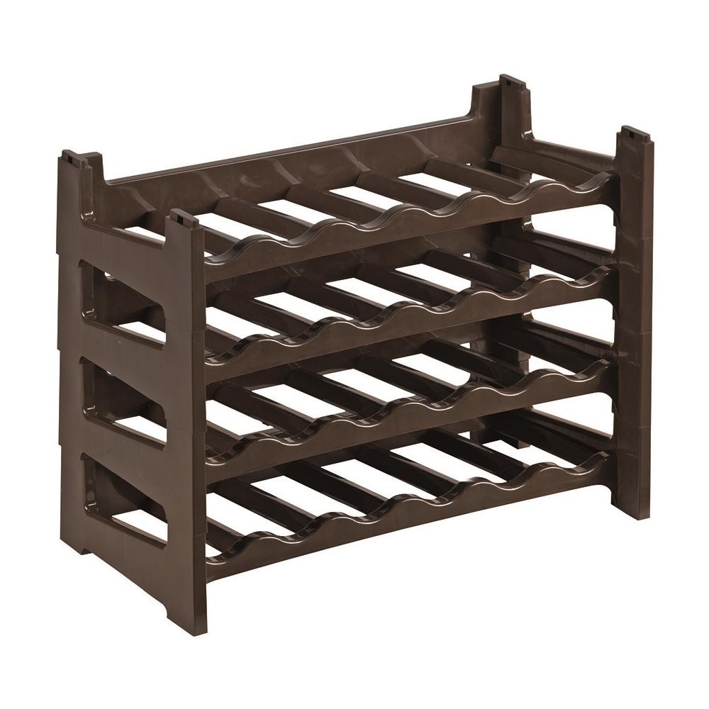 Cantinetta Portabottiglie 6 Posti, Polipropilene, 60x30xh. 12 Cm Marrone - Foto 1