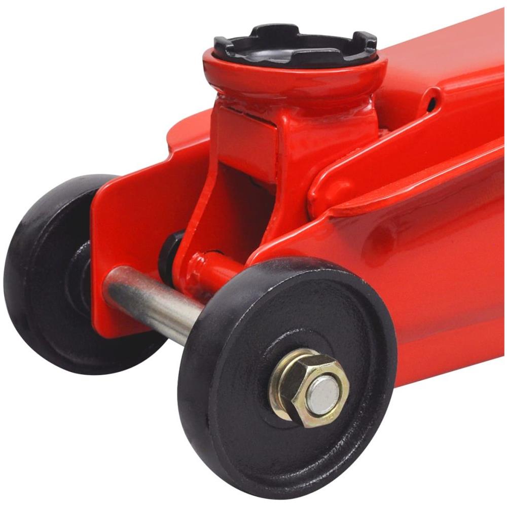 Sollevatore Idraulico da Pavimento 3 Tonnellate Rosso - Foto 12