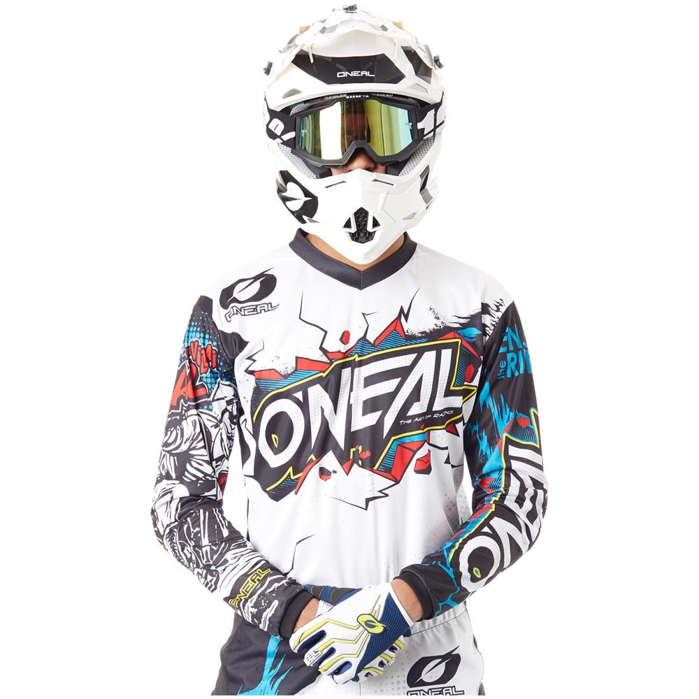 Casacca Mx 2019 Element Villain Bianco (s, Bianco) - Foto 1