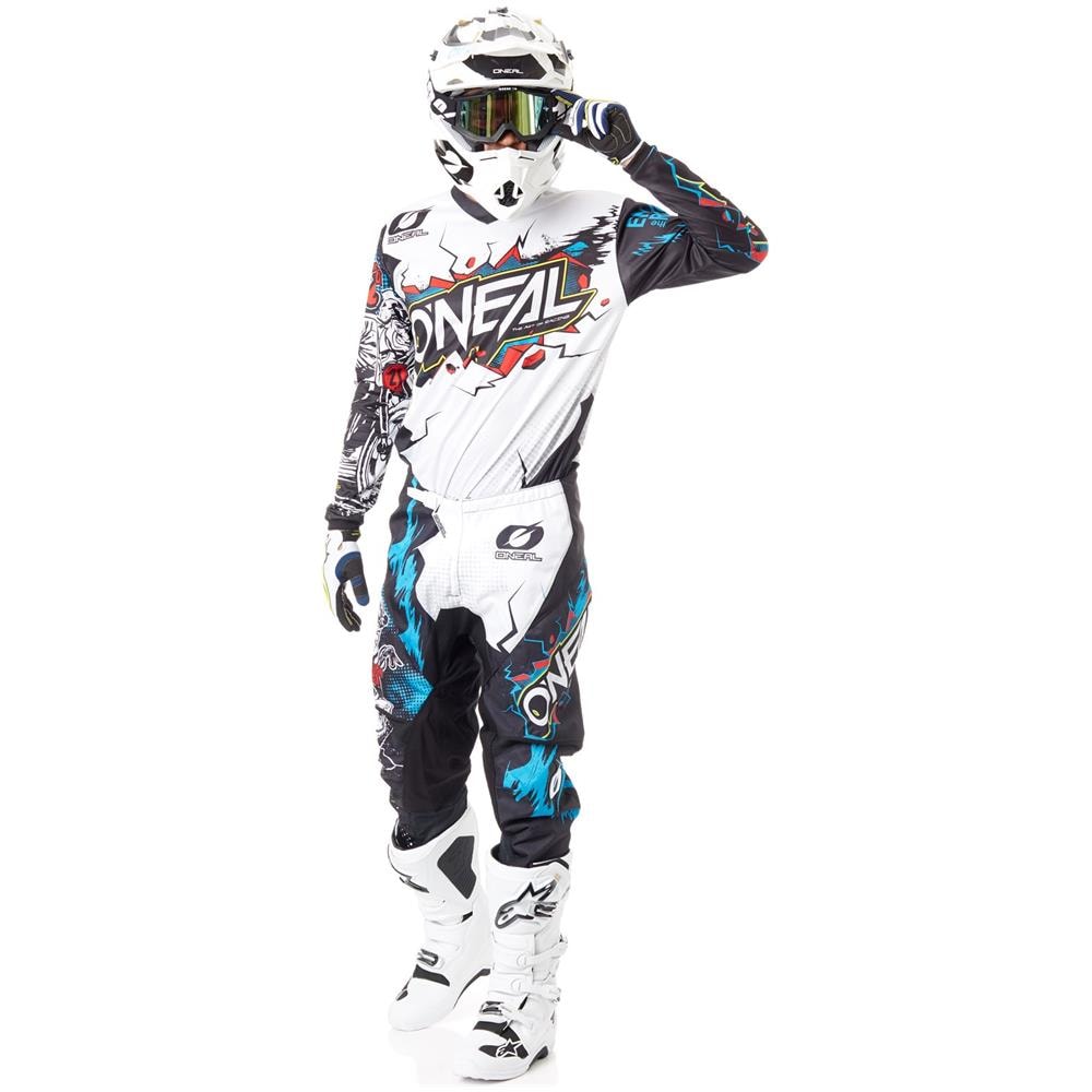 Casacca Mx 2019 Element Villain Bianco (s, Bianco) - Foto 2