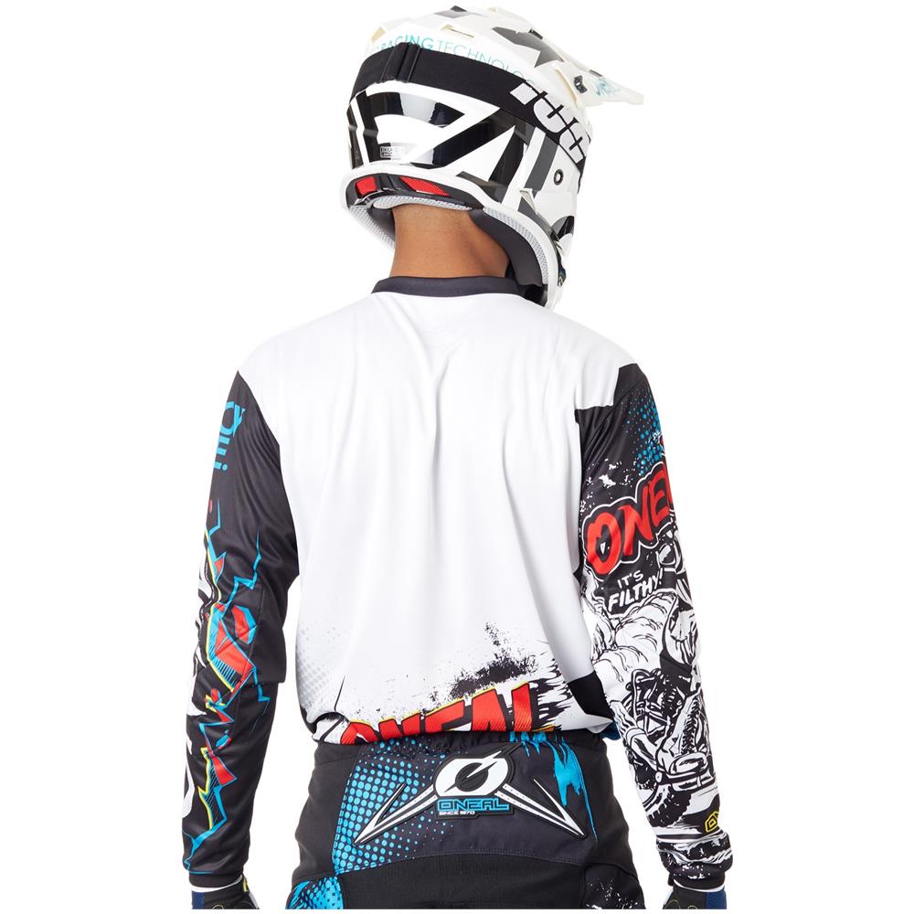Casacca Mx 2019 Element Villain Bianco (s, Bianco) - Foto 4
