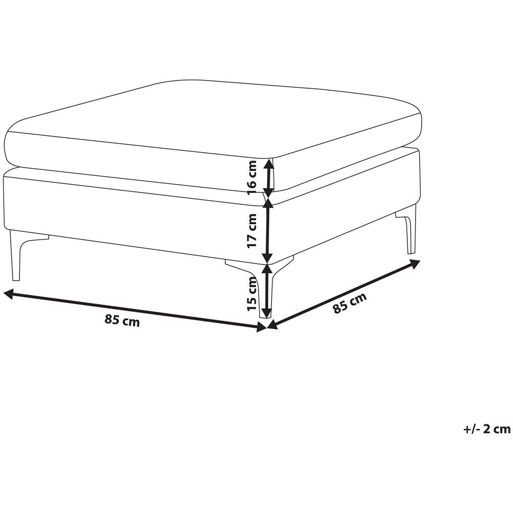 Ottomana In Velluto Verde Evja - Foto 2