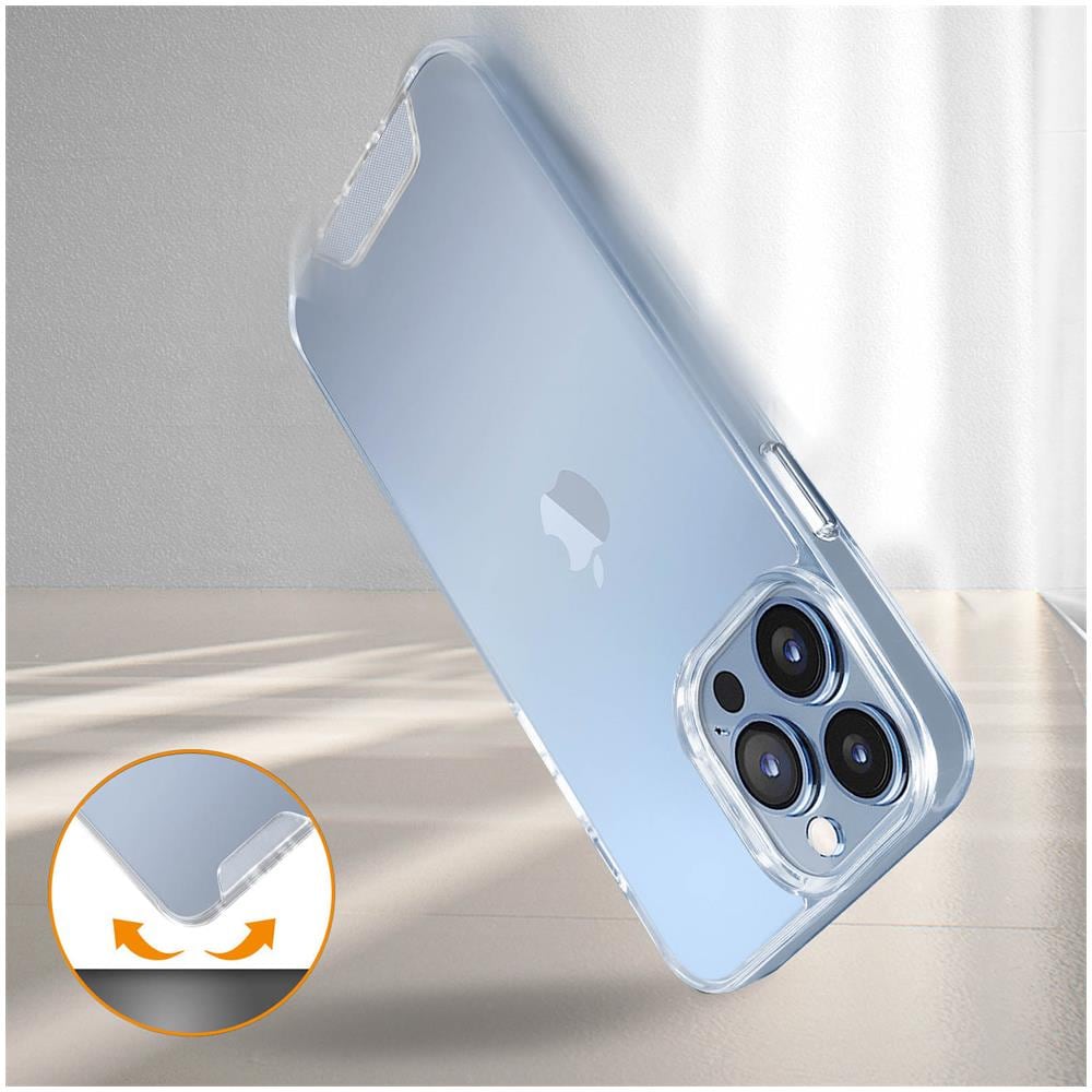 Cover Iphone 13 Pro Max Angoli Bumper Antiurto Collezione Cristal Trasparente - Foto 4