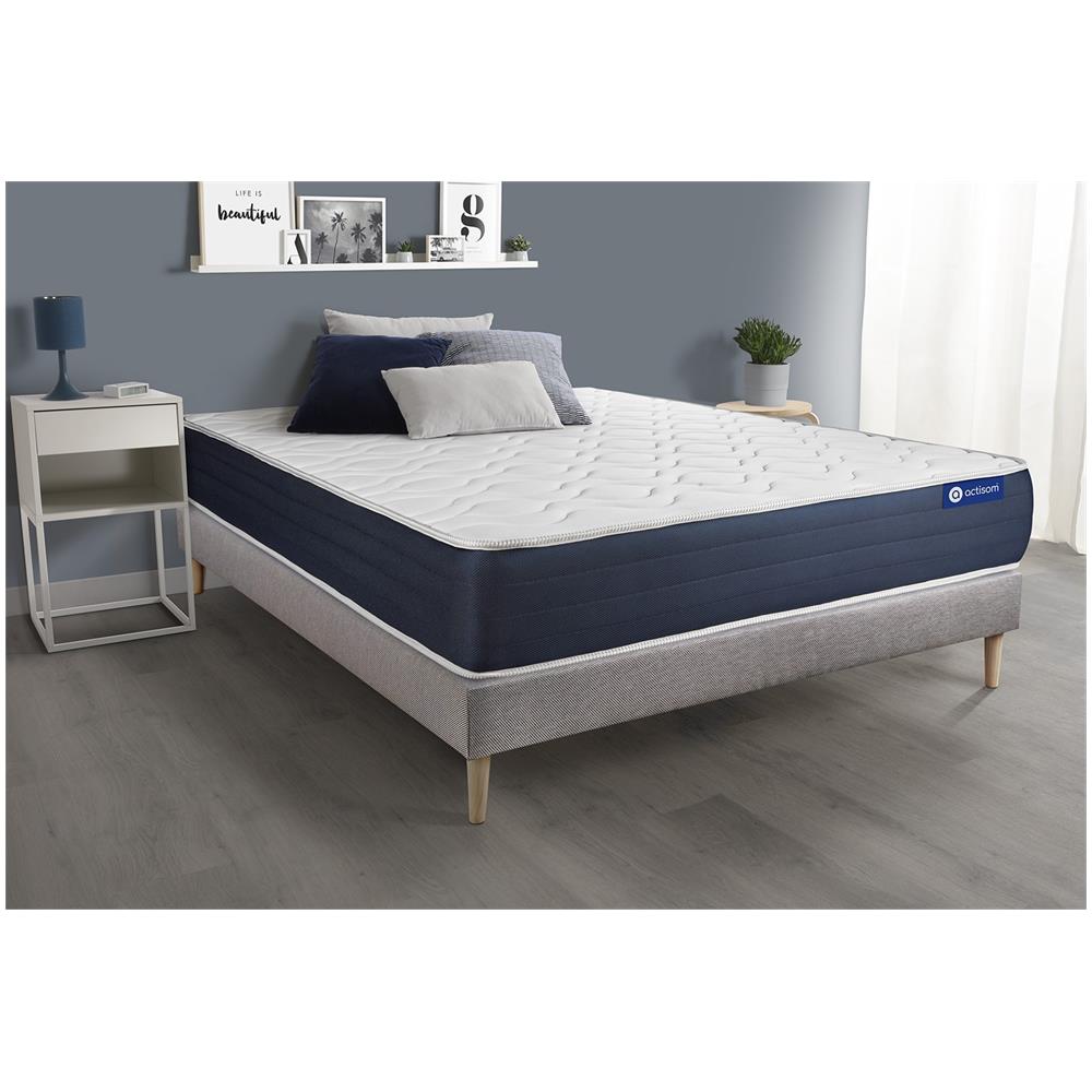 Kit Rete E Materasso Actiflex Sleep 130x210cm - Spessore : 22cm - Molle Insacchettate E Memory Foam - Bilanciato - - Foto 1