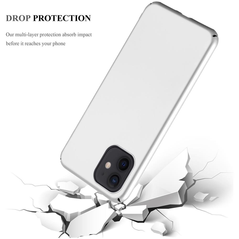 Custodia Compatibile Con Apple Iphone 12 Pro Max (6,7 Zoll) In Argento Metallo - Hard Case Coperchio Protettivo In Look Metallico Contro I Graffi E Gli Urti - Foto 7