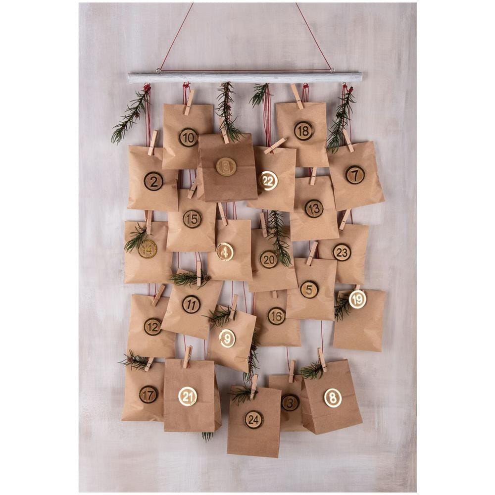 Calendario Dell'avvento 24 Sacchetti Da Appendere - Foto 1