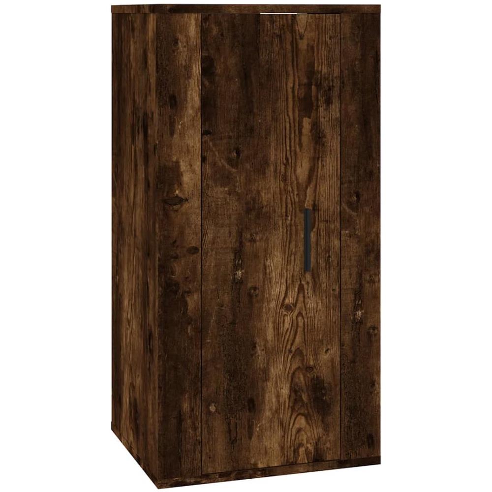 Mobile Porta Tv A Parete Rovere Fumo 40x34,5x80 Cm - Foto 2