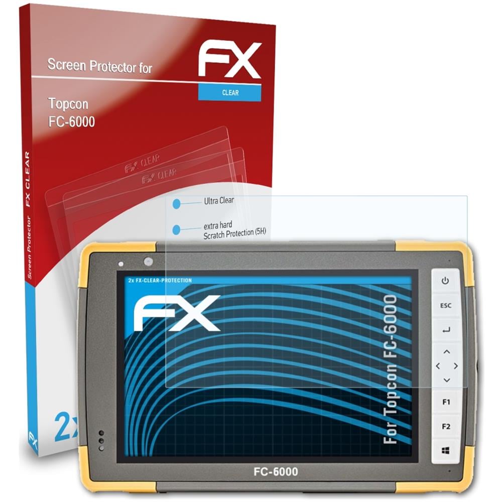 Protezione Pellicola Dello Schermo Compatibile Con Topcon Fc-6000 Pellicola Protettiva, Ultra-trasparente Fx Proteggi Schermo (2x) - Foto 1