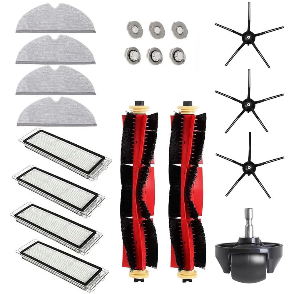 Accessori Roborock S6/s60/s65/s5 Max /t6 / 20 Parti,include Spazzola Principale, Mocio, Filtro, Spazzola Laterale - Foto 1