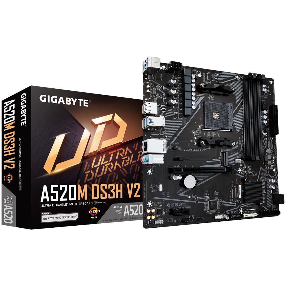 Scheda Madre A520M DS3H V2 Socket AM4 Chipset AMD micro ATX - Foto 1