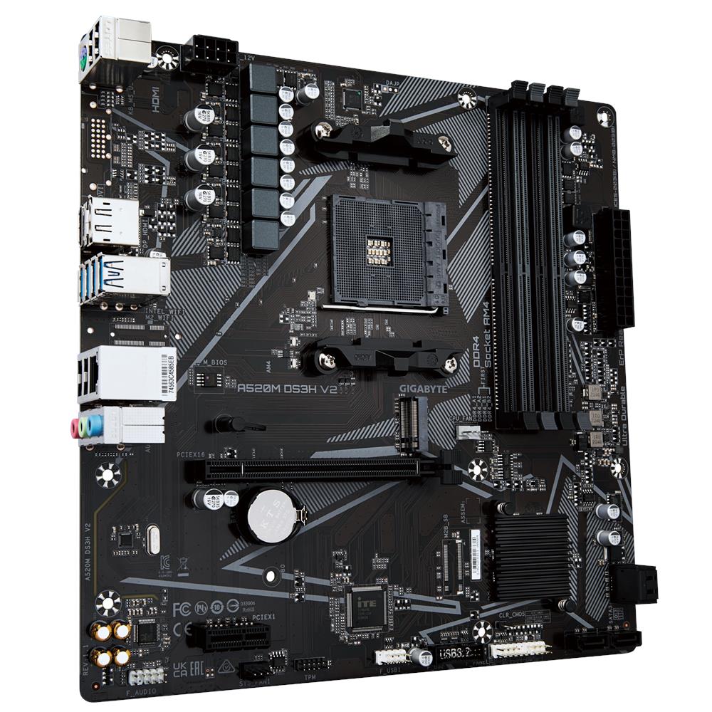 Scheda Madre A520M DS3H V2 Socket AM4 Chipset AMD micro ATX - Foto 2