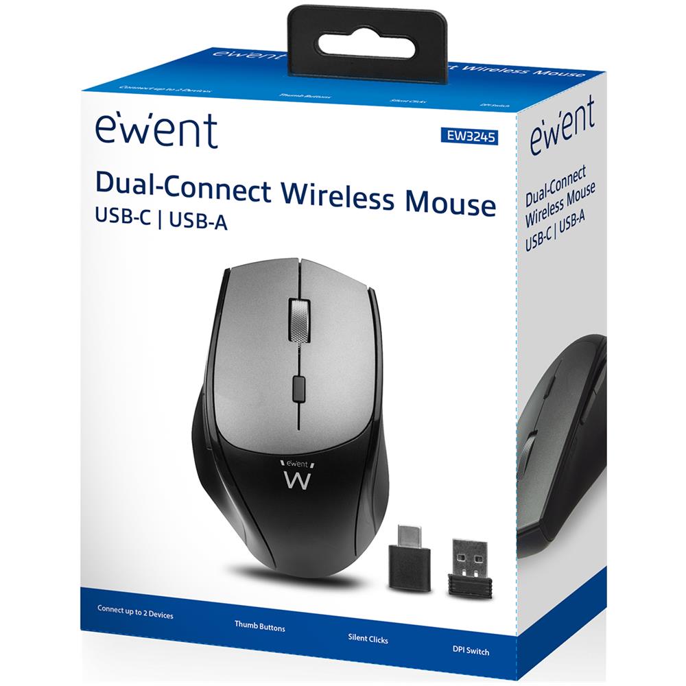 EW3245 mouse Mano destra RF Wireless Ottico 2400 DPI - Foto 6