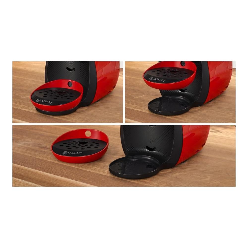 Macchina da Caffè Espresso Automatica TASSIMO T10 TAS103E Serbatoio 0.7 Lt. Potenza 1400 Watt Colore Nero /Rosso - Foto 10