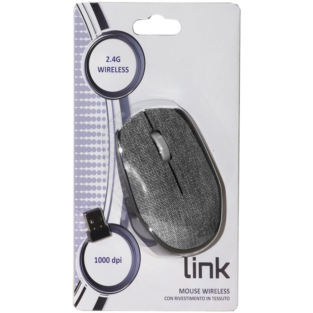 Mouse LKMOS06 Ottico 3 Tasti 1000 DPI Colore Grigio - Foto 2