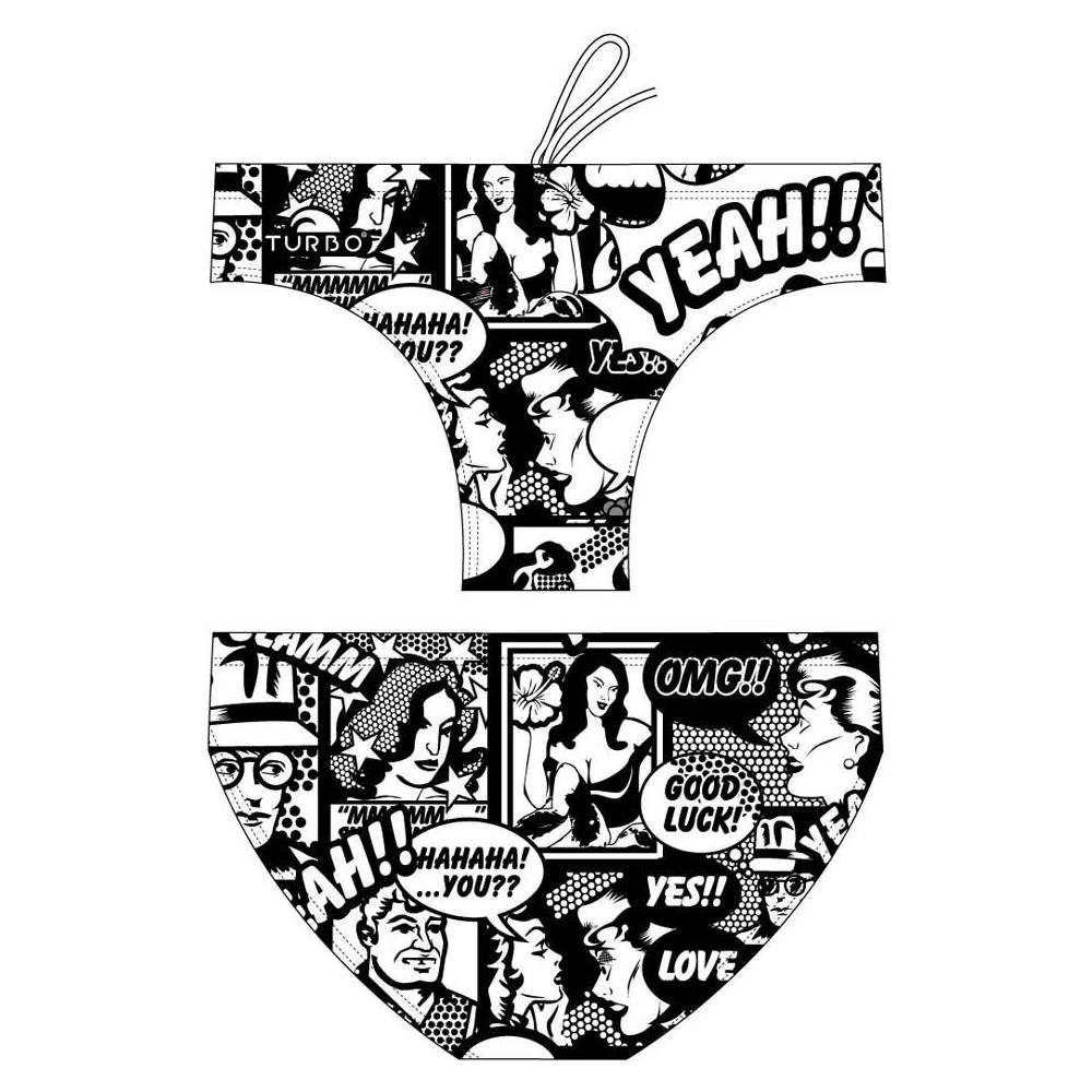 Briefs Turbo Yeah Comic Costumi Junior 9-10 Years - Foto 1