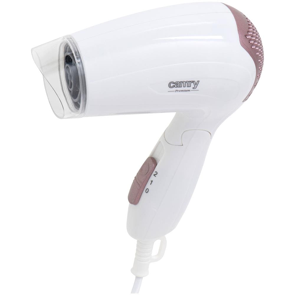 Cr2254 Asciugacapelli Da Viaggio, Pieghevole, Compatto, 2 Livelli Di Potenza, ugello 360° 1200w - Foto 1