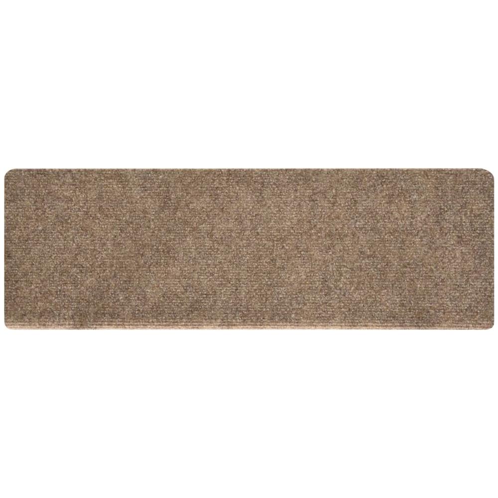 Tappetini per Scale Tessuto Agugliato 15 pz 65x21x4 cm Crema - Foto 2