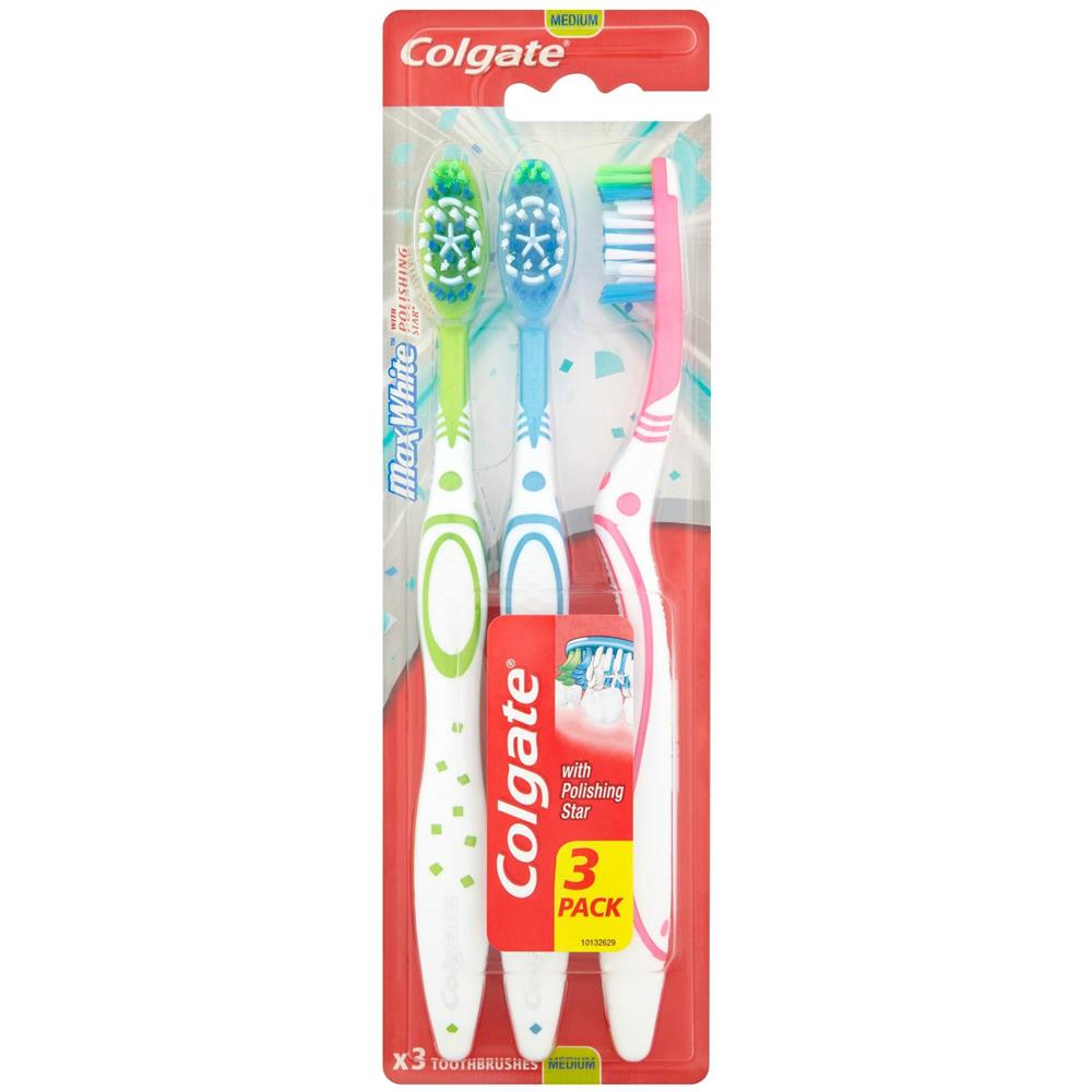 Max Bianco Medium Spazzolino 3 Pack - Foto 1