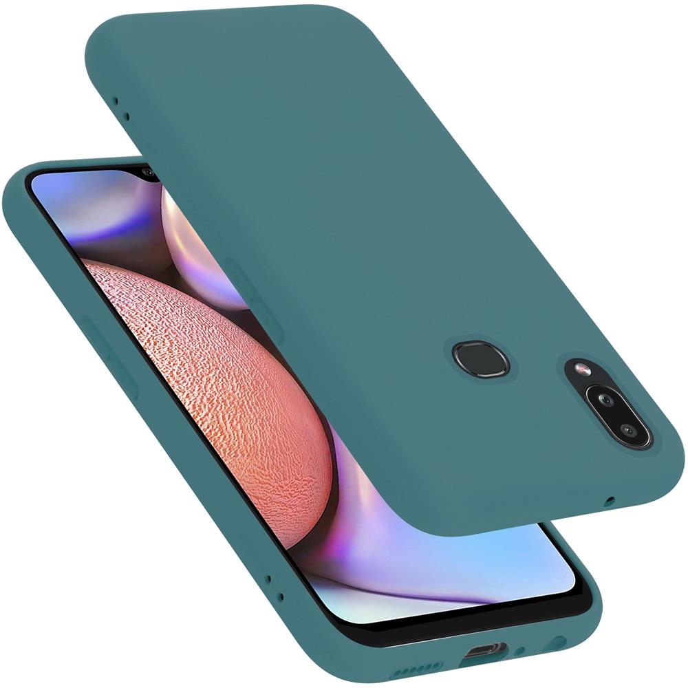 Custodia Compatibile Con Samsung Galaxy A10s In Liquid Verde - Coperchio Protettivo In Silicone Tpu Flessibile - Foto 1