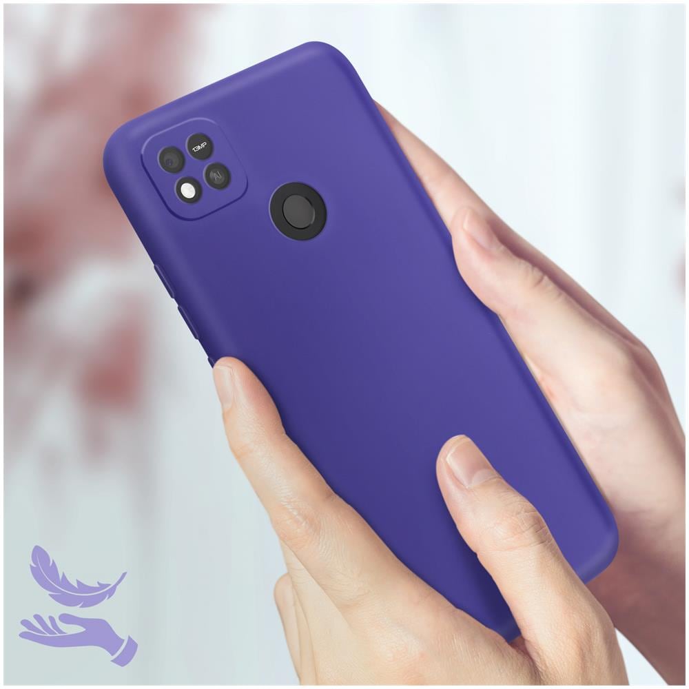 Cover Per Xiaomi Redmi 10a In Silicone Semi-rigido Soft-touch Viola - Foto 2