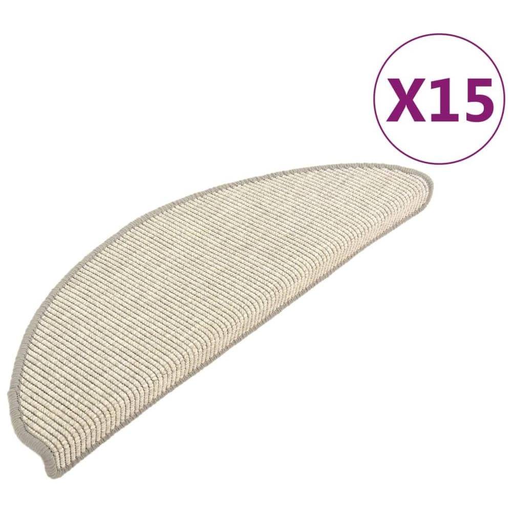 Tappetini Autoadesivi per Scale 15 pz Argento 65x21x4 cm - Foto 1