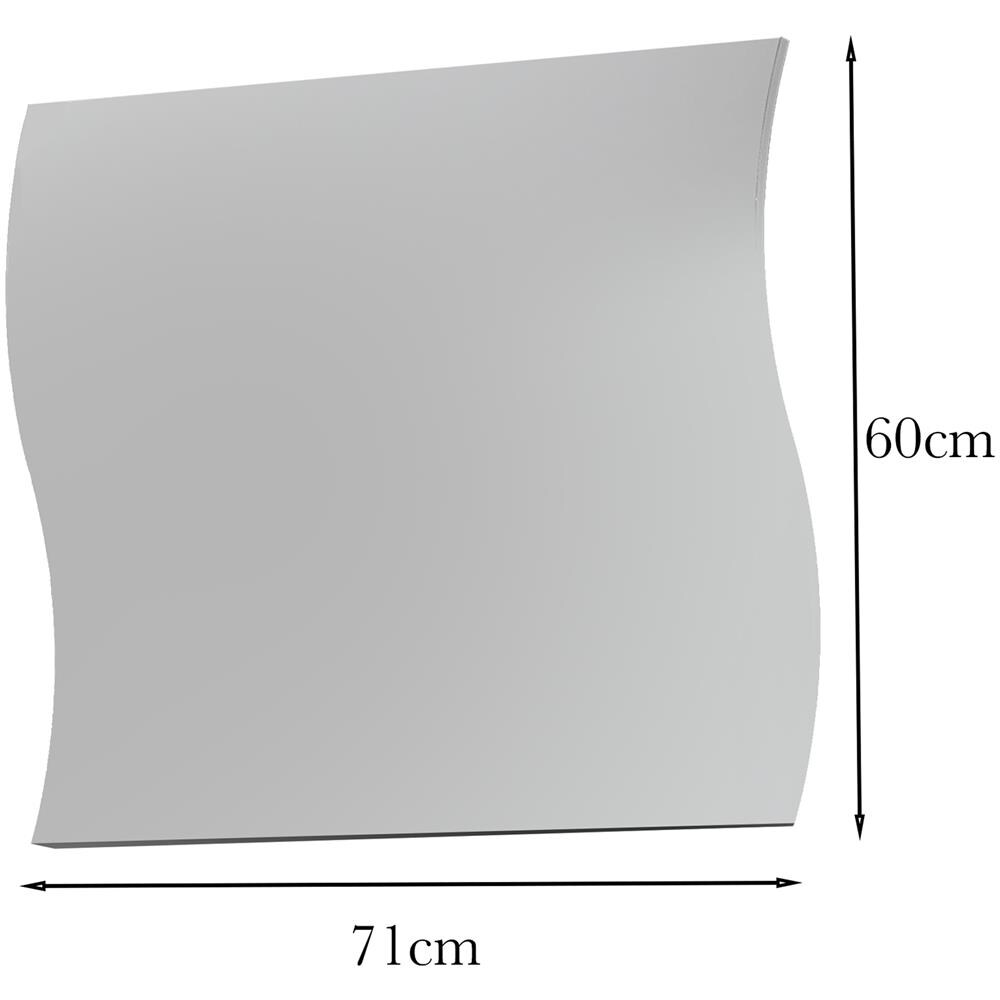 Specchio Ettore, Specchio Da Bagno, 100% Made In Italy, Cm 71x2h60 - Foto 3