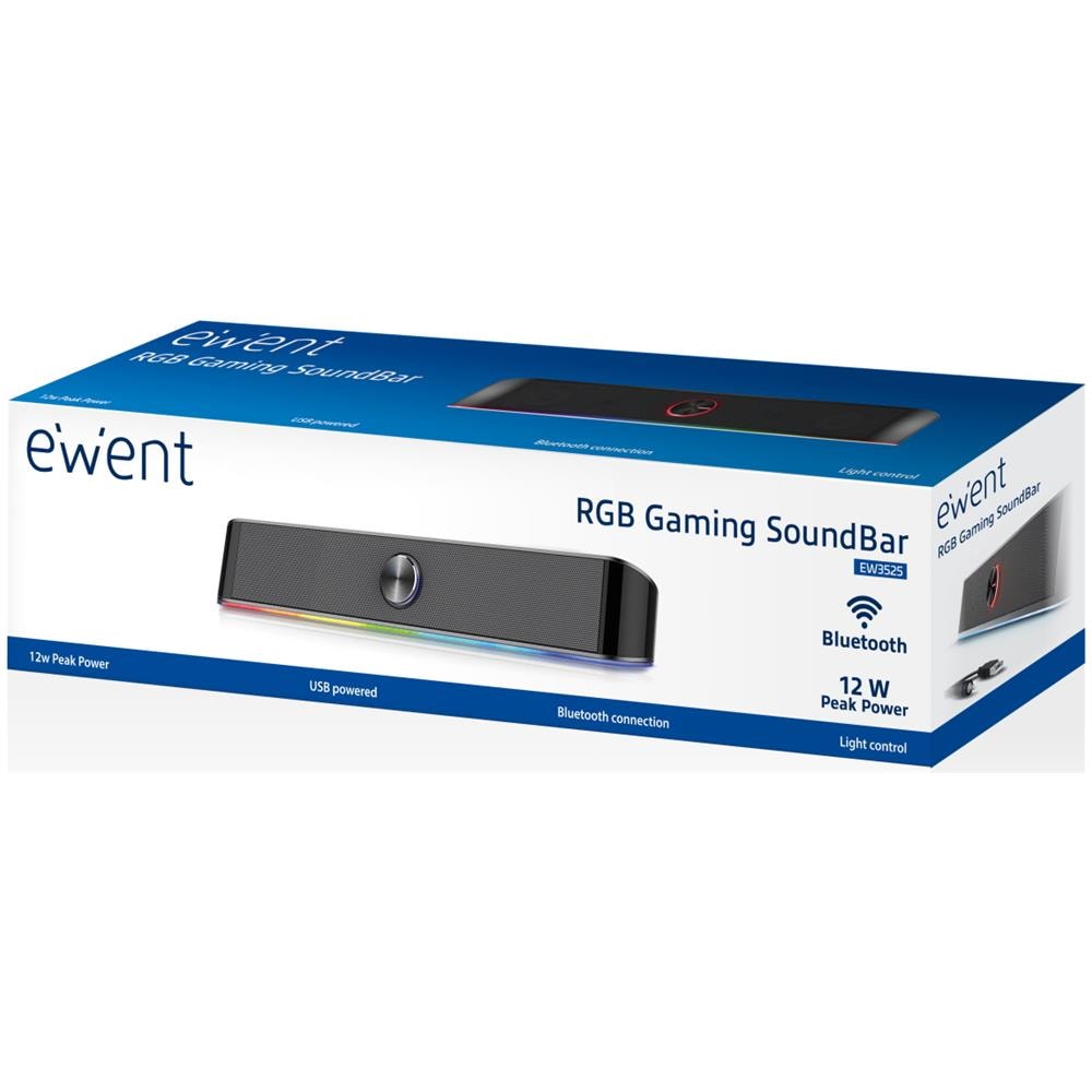 EW3525 altoparlante soundbar Nero 2.0 canali 6 W - Foto 4