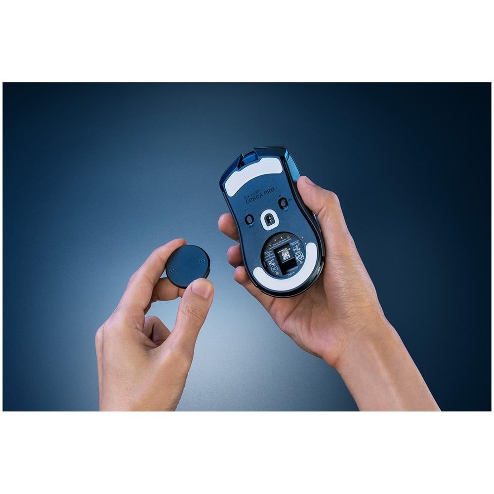 Mouse Ottico Cobra Pro Gaming Mano destra RF Wireless Bluetooth USB Tipo-C 30000 DPI Colore Nero - Foto 9