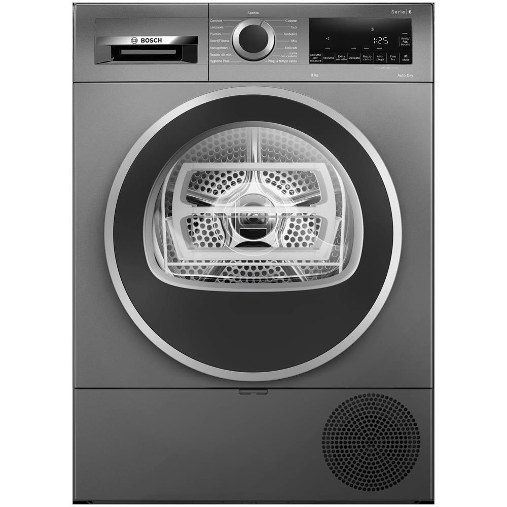 Serie 6 WQG243DRII Asciugatrice a pompa di calore 9 kg Antracite - Foto 1