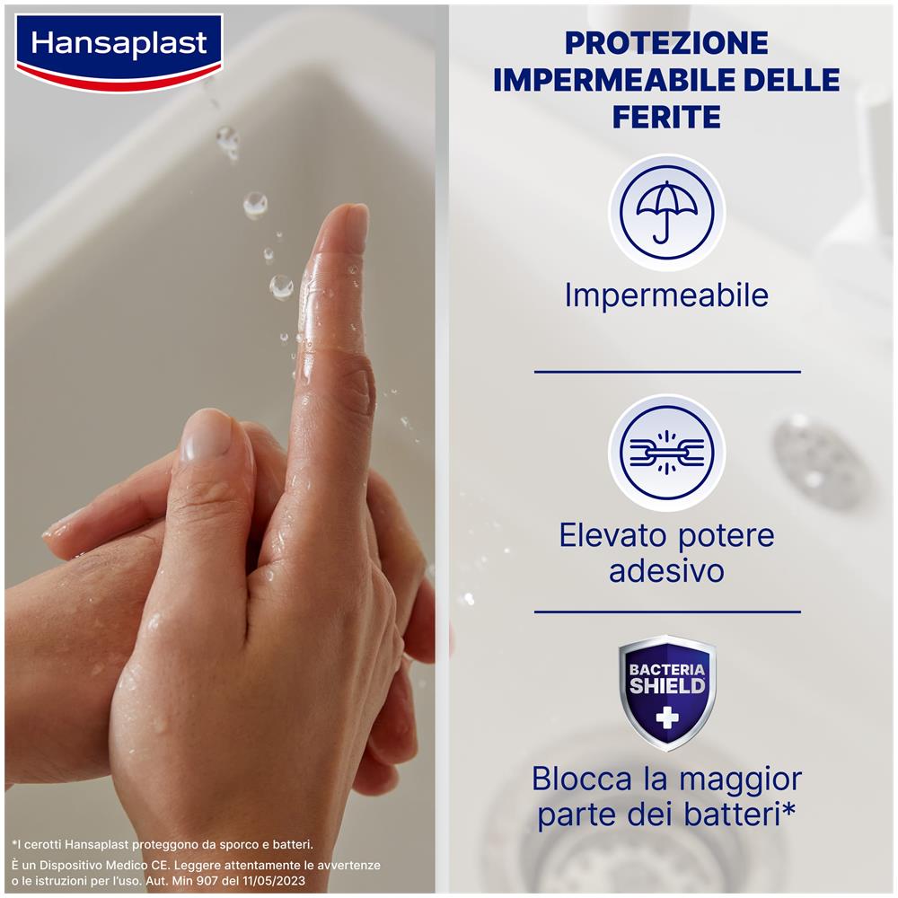 Cerotto Hansaplast Aqua Protect 20 Pezzi - Foto 2