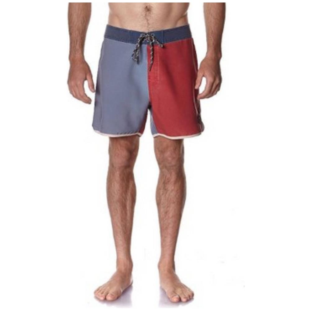 Costume Uomo Retro Refill Boardshort Arancio Grigio 32 - Foto 1