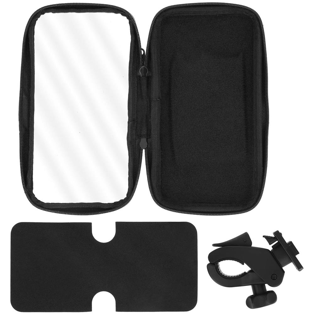 Supporto Bici / Moto Waterproof Nero Smartphone 3.5"" A 5.5"" Rotante 360° - Foto 10