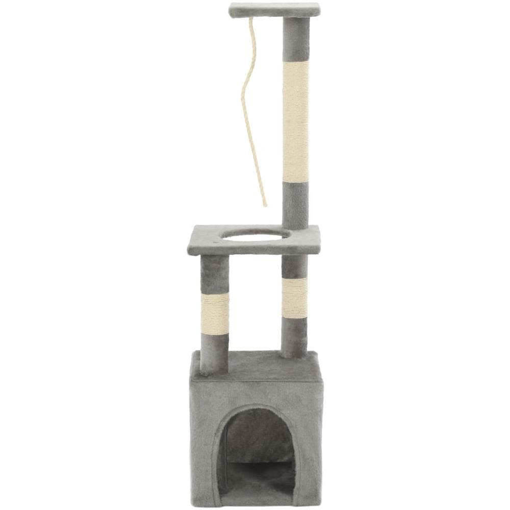 Albero Per Gatti Con Tiragraffi In Sisal 109 Cm Grigio - Foto 2