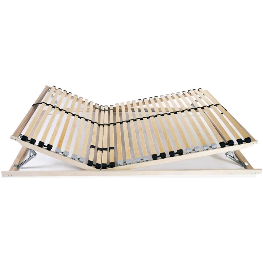 Tidyard Rete a Doghe 7 Zone con 28 Doghe in Legno FSC 100x200 cm