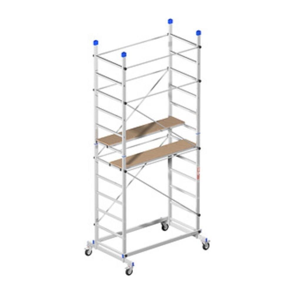 Ponteggio Trabattello Alluminio Zeus 157x100x360h Piano Di Lavoro Cm. 198 - Foto 1