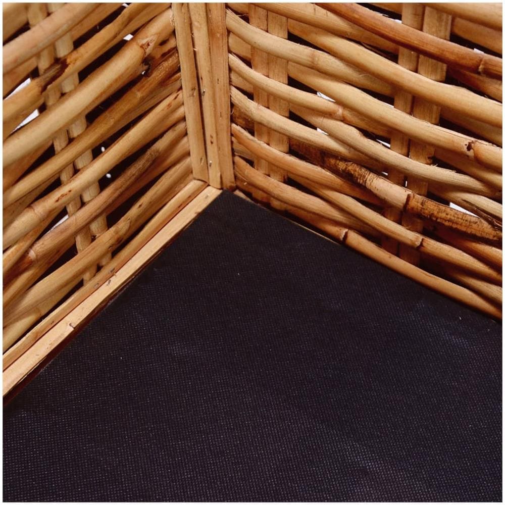 Set Di Divani Con Cuscini 2 Pz In Rattan Naturale - Foto 2