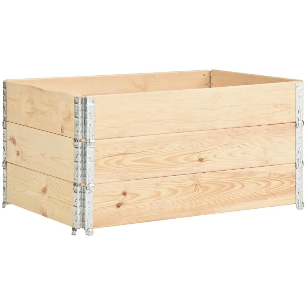 Fioriere Rialzate 3 pz 80x120 cm in Legno Massello di Pino - Foto 1
