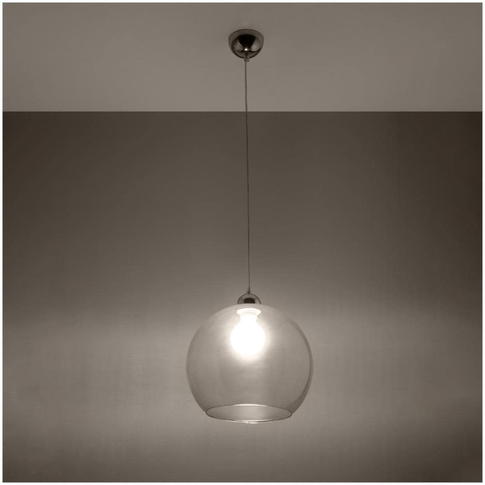 Ball - Lampadario In Vetro E Cromo - Foto 15