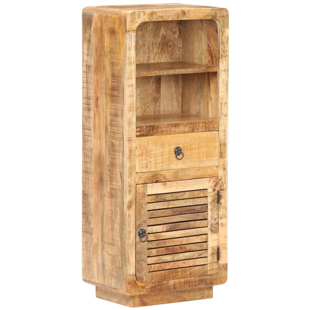 Credenza Alta 45x32x110 Cm In Legno Massello Di Mango Grezzo - Foto 1