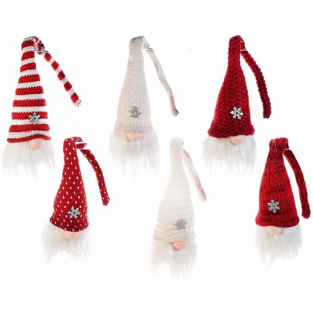 Set 6 Babbi Natale Luminosi Da Appoggiare Decorazione Natalizia Luminosa Per Casa E Negozi Idea Regalo Natale - Foto 3