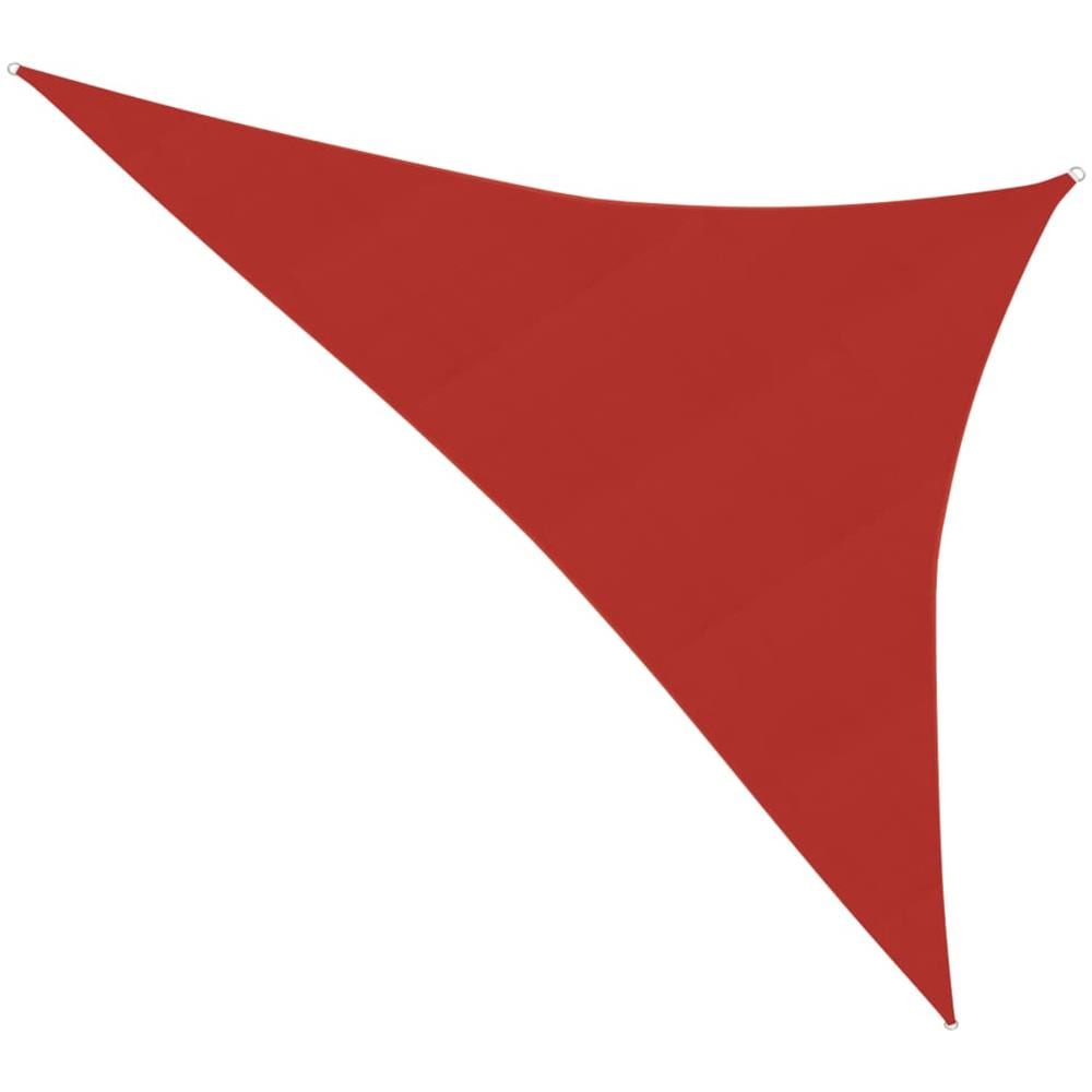 Vela Parasole 160 g / m² Rossa 3x4x5 m in HDPE - Foto 1