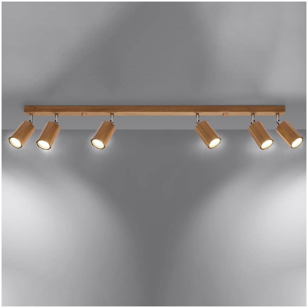 Applique Da Soffitto In Legno Zeke 6 Legno 200x50x1200 Mm Legno - Foto 10