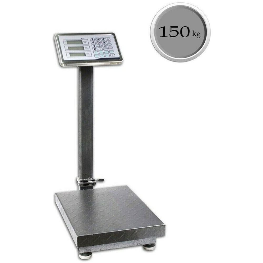 Bilancia Bilico Industriale Da Terra Con Piattaforma Display Digitale Peso 150kg - Foto 1