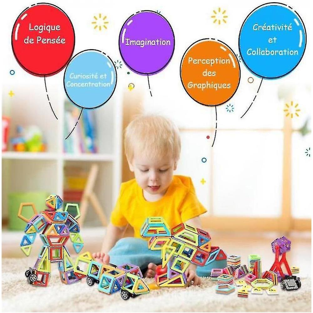 Mini Blocchi Magnetici Ghiaccio E Neve: Mattoncini Colorati Per Costruzioni, Gioco Creativo - 2