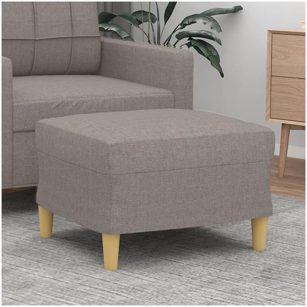 Poggiapiedi Tortora 60x50x41 Cm In Tessuto - Foto 1