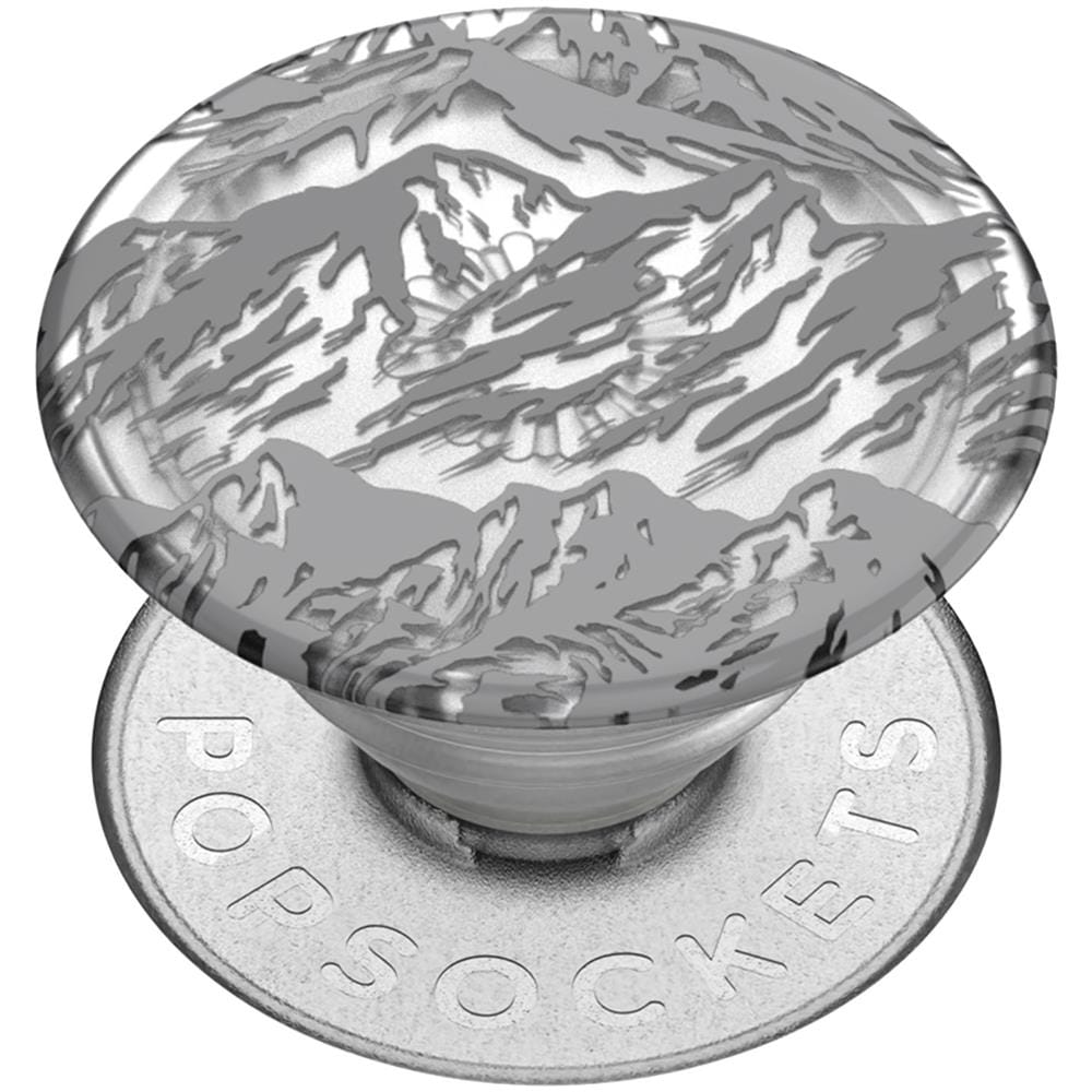Popgrip Per Smartphone Standard Design Plant Mountains, Grigio - Foto 1